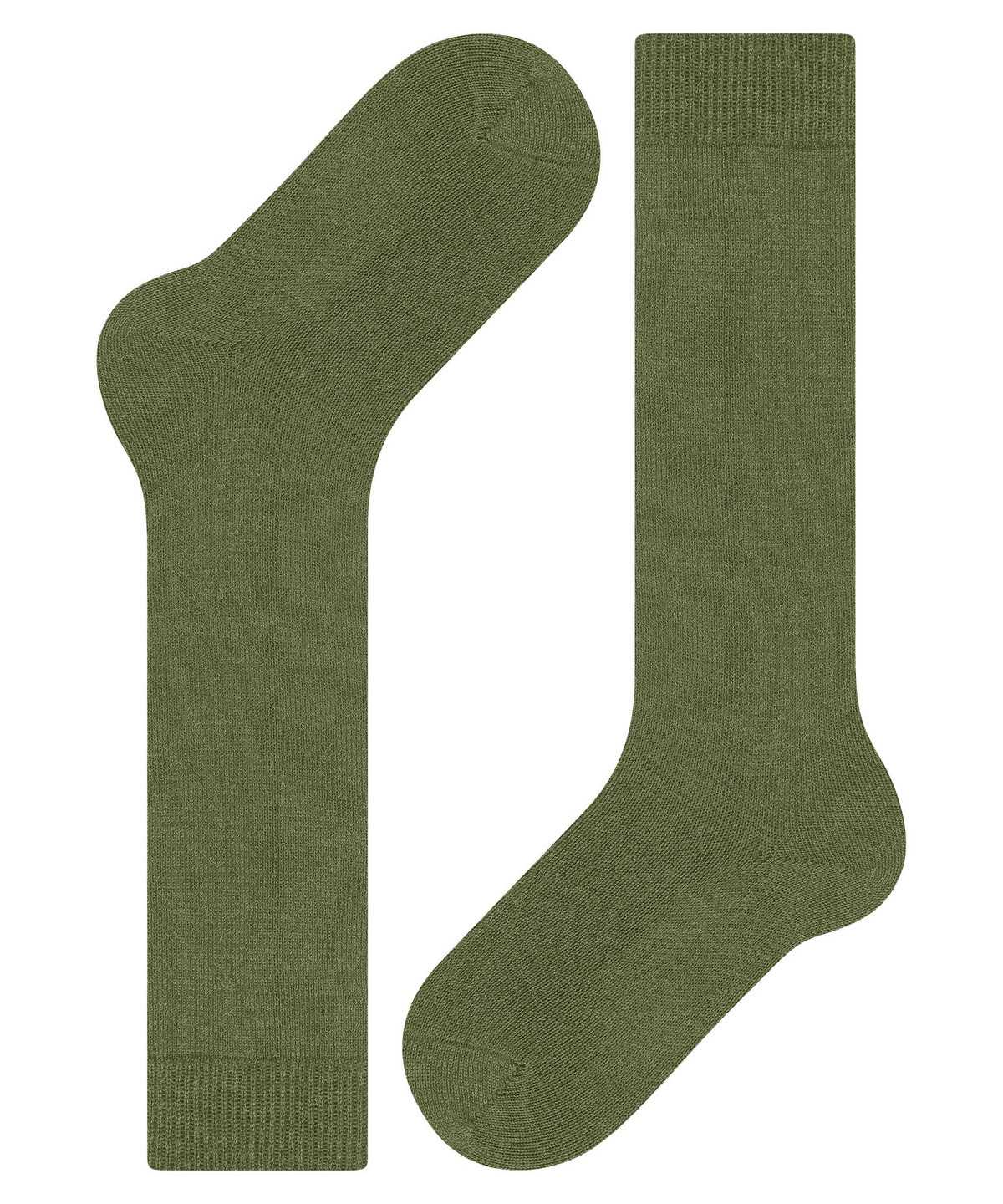 Falke Comfort Wool Knee-high Socks Zokni Gyerek Zöld | CUPQ-82763