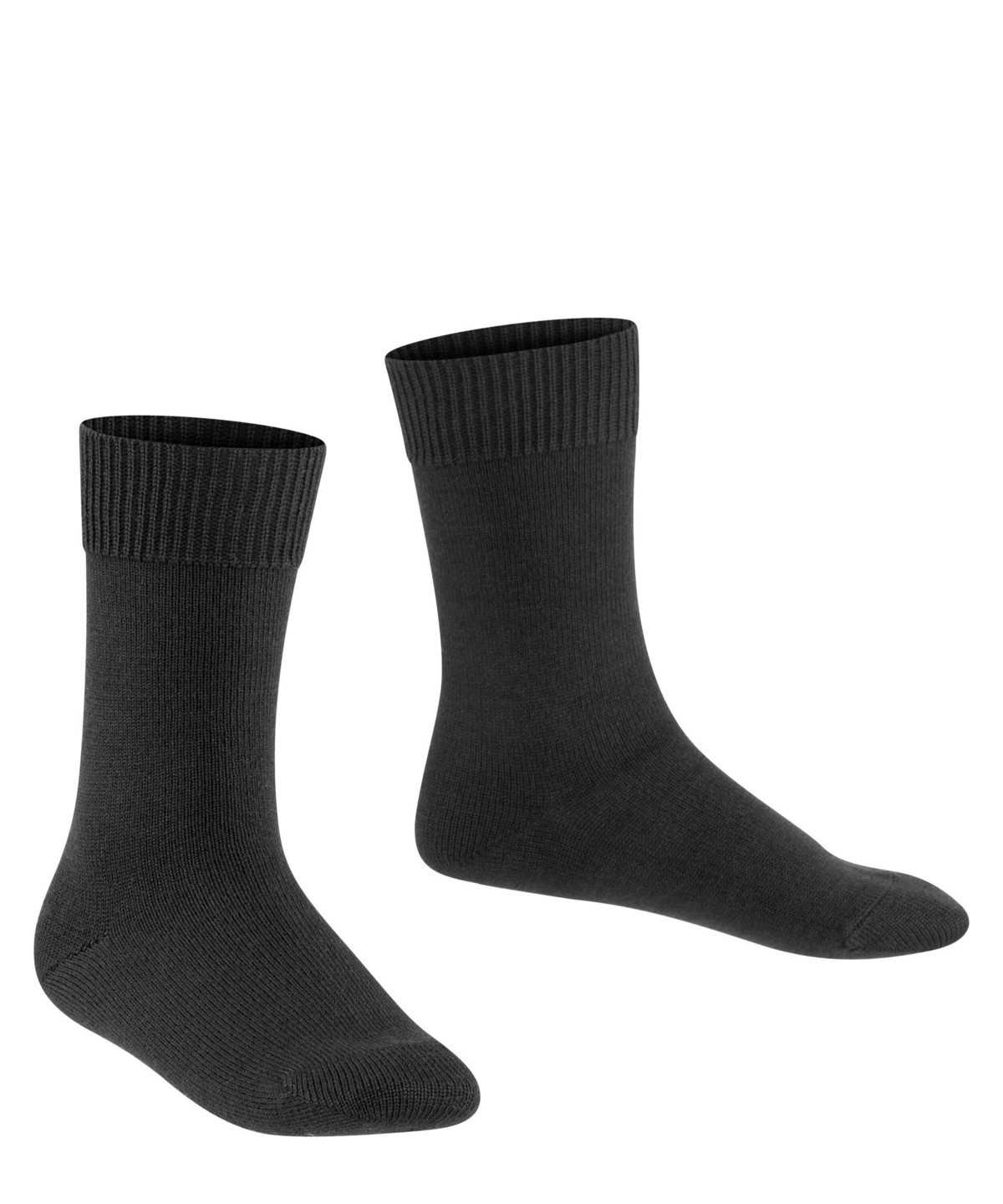 Falke Comfort Wool Socks Zokni Gyerek Fekete | UVEP-08459