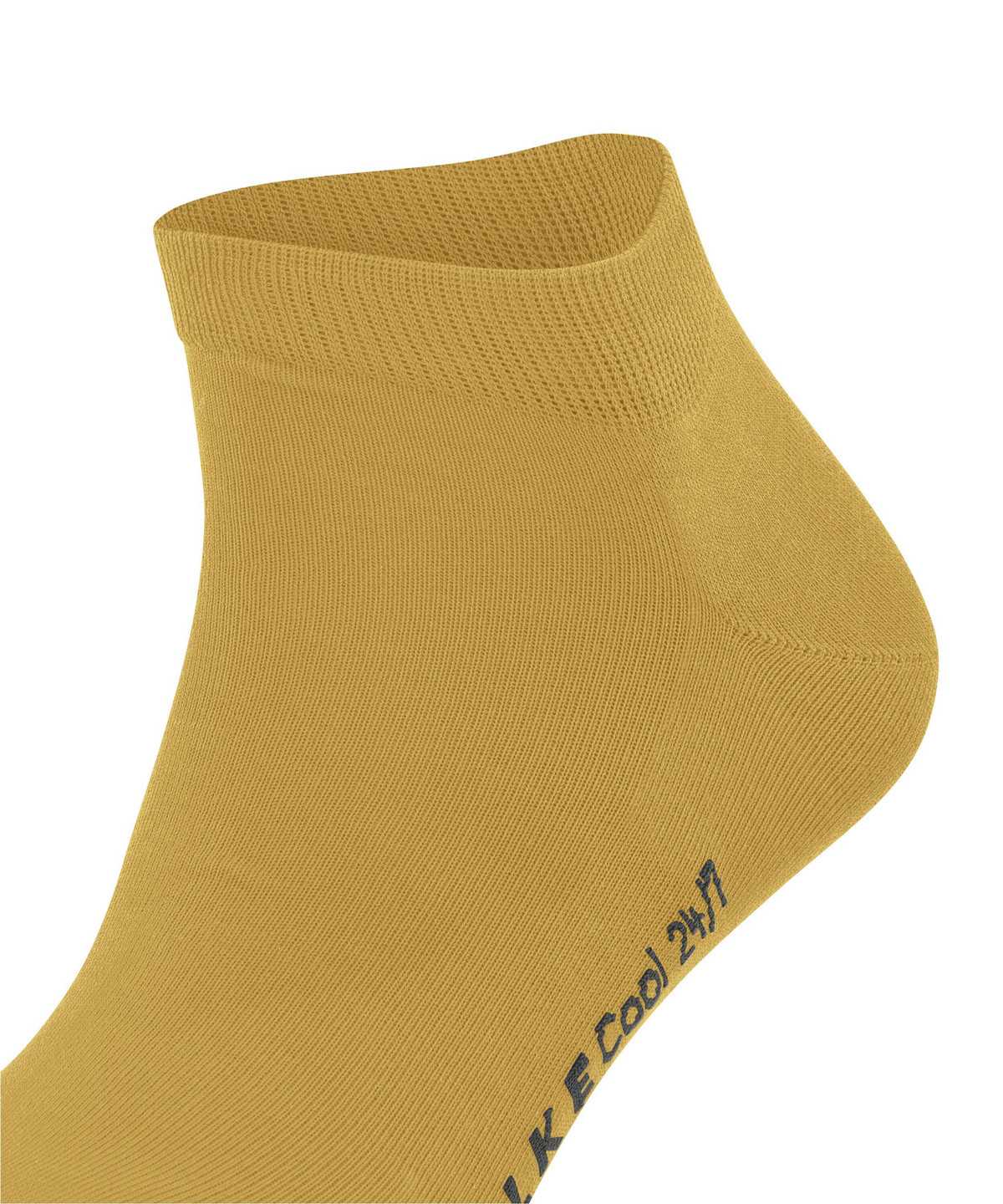 Falke Cool 24/7 Sneaker socks Zokni Férfi Sárga | RWTY-98056