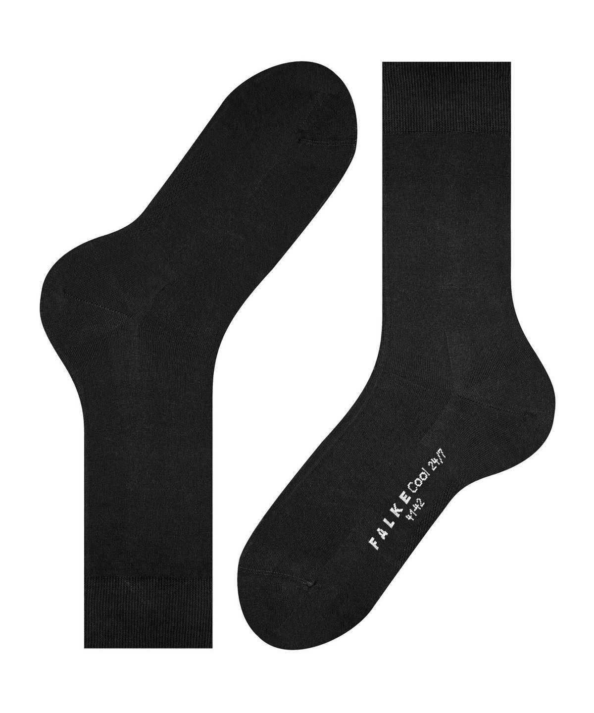 Falke Cool 24/7 Socks Zokni Férfi Fekete | XFWS-83524