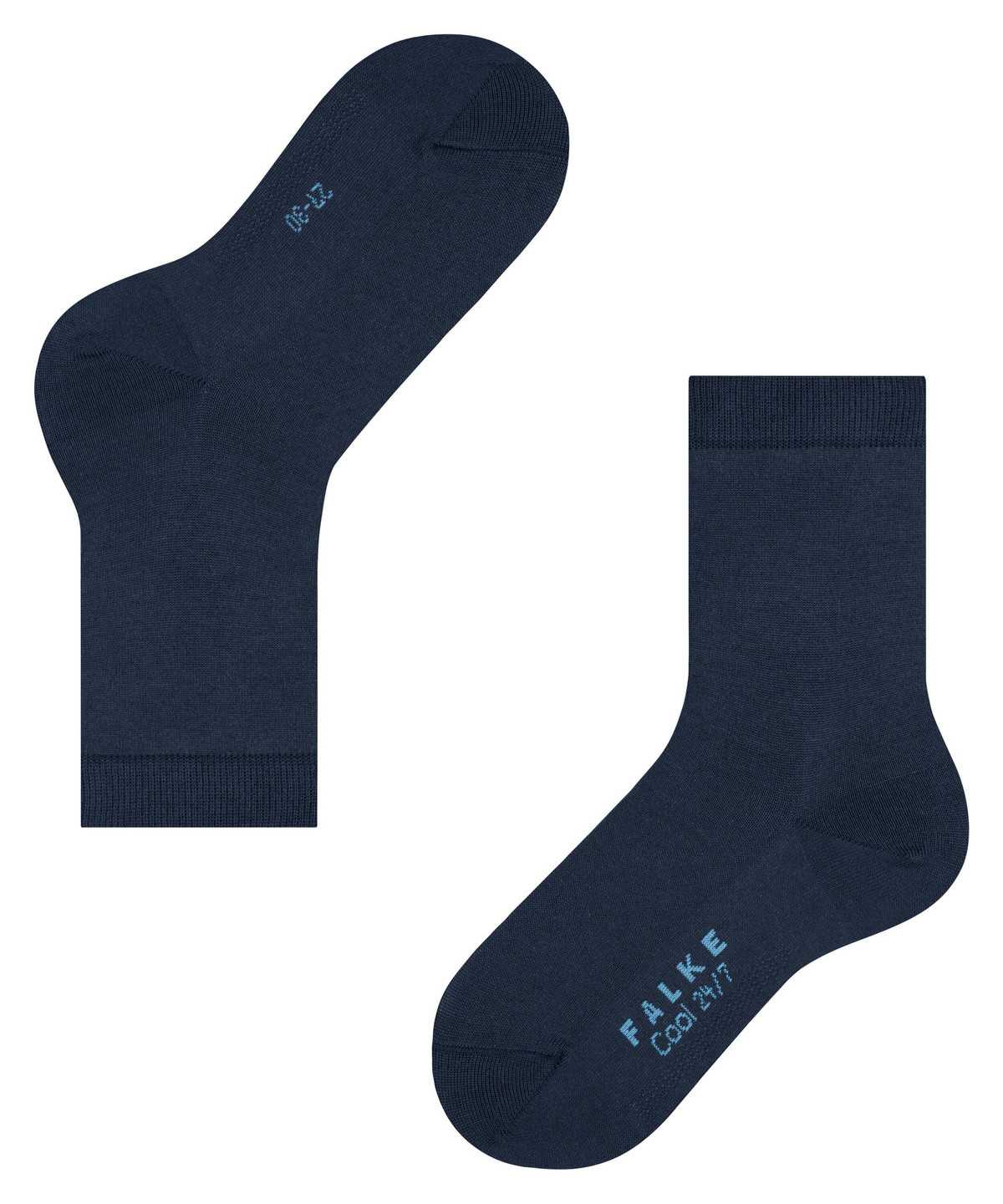 Falke Cool 24/7 Socks Zokni Gyerek Kék | RZXY-76231