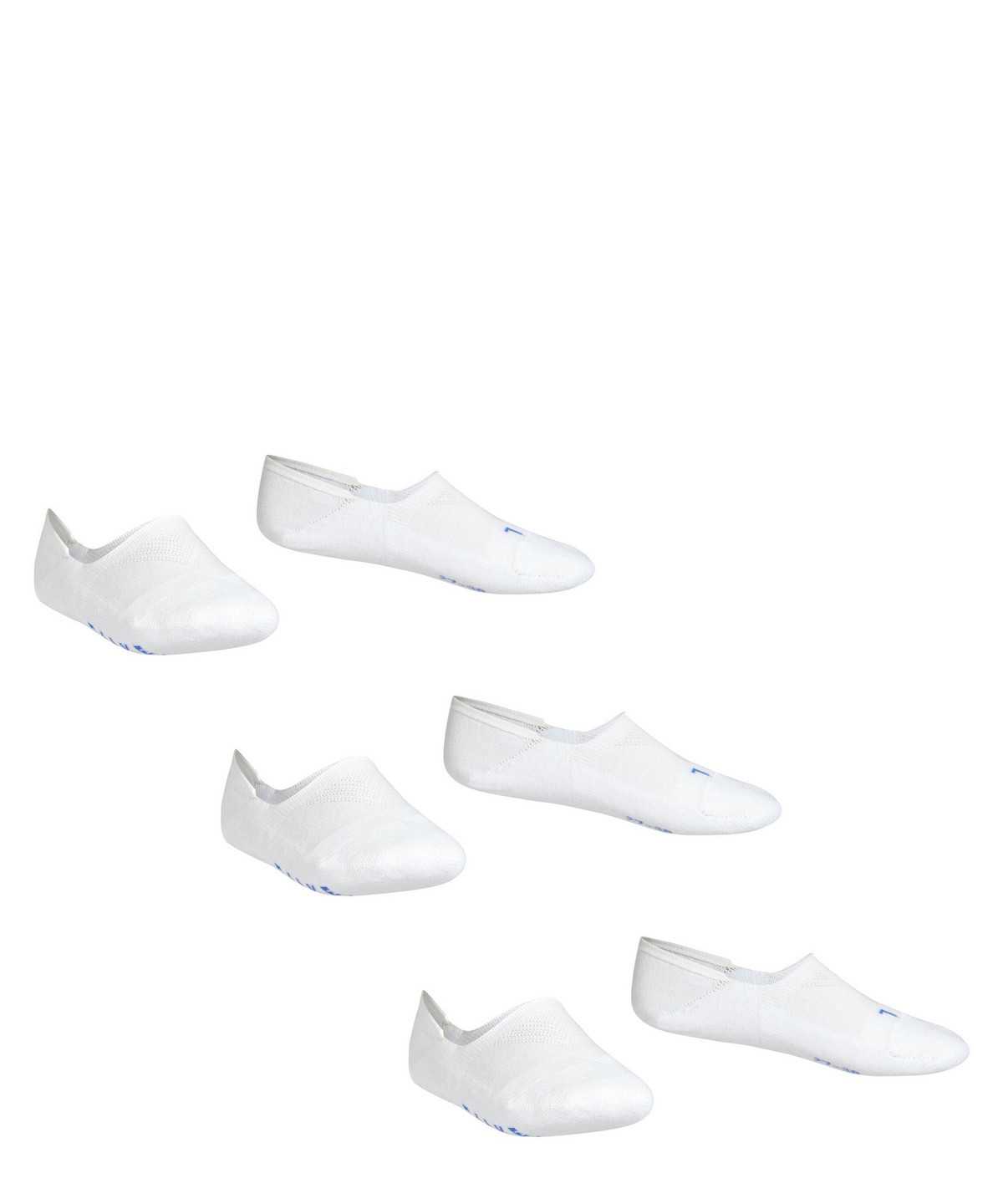 Falke Cool Kick 3-Pack Invisibles No Show Socks Gyerek Fehér | DAMZ-45963