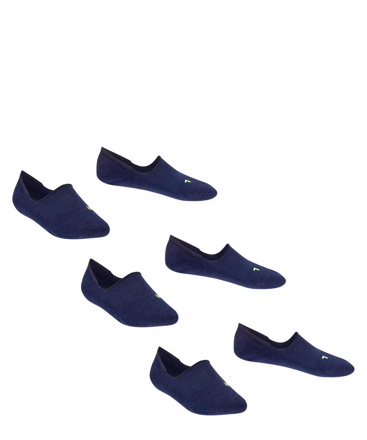 Falke Cool Kick 3-Pack Invisibles No Show Socks Gyerek Kék | XNOR-45701