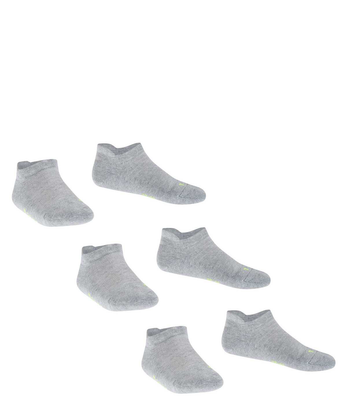 Falke Cool Kick 3-Pack Sneaker Socks Zokni Gyerek Szürke | RTWH-26840