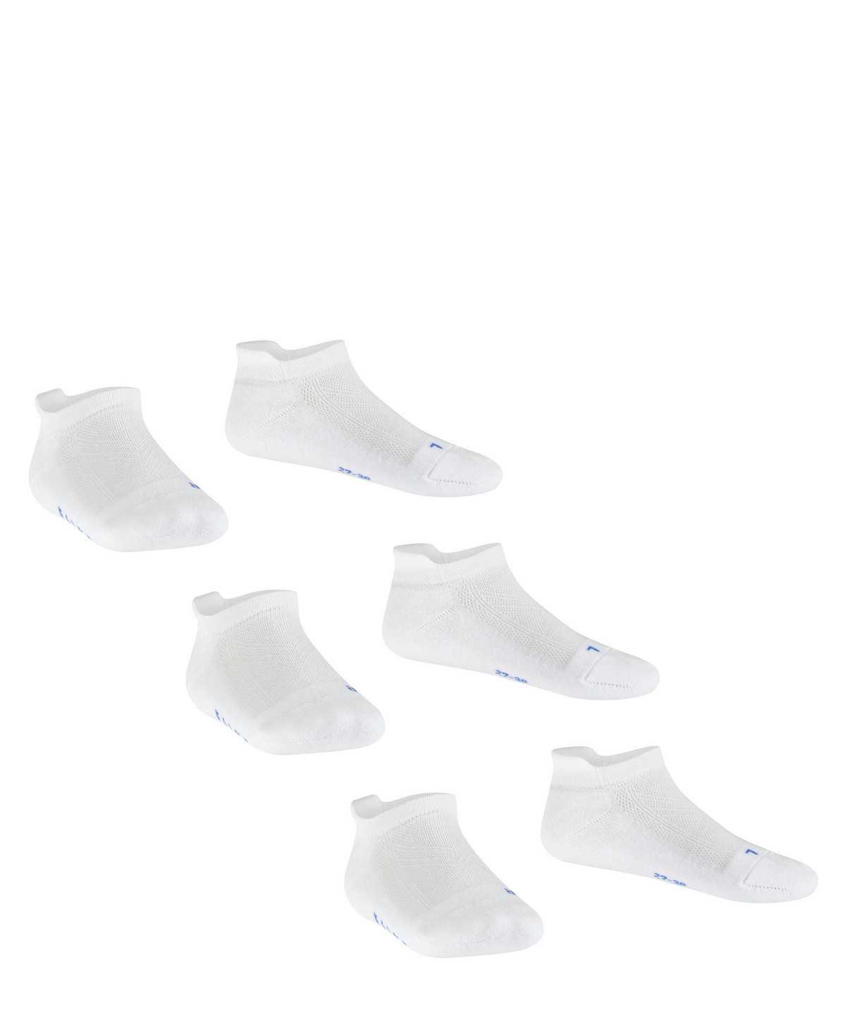 Falke Cool Kick 3-Pack Sneaker Socks Zokni Gyerek Fehér | WRPH-32975