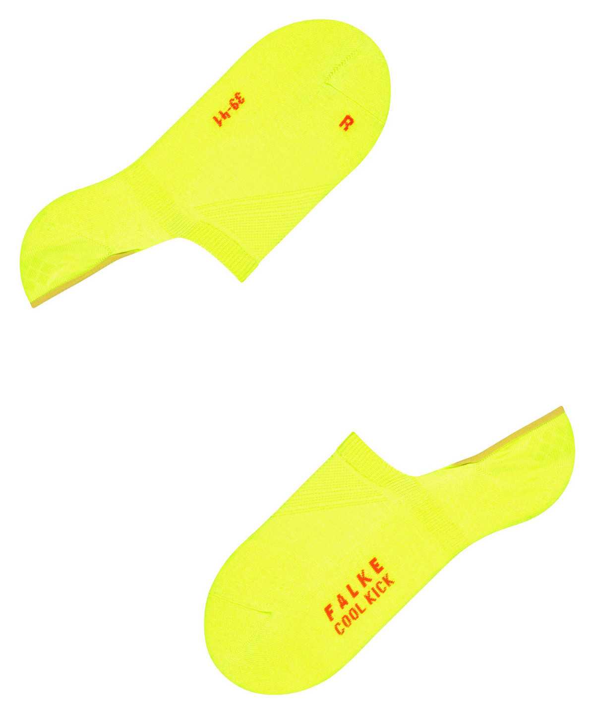 Falke Cool Kick Invisibles No Show Socks Férfi Sárga | TYFX-16540