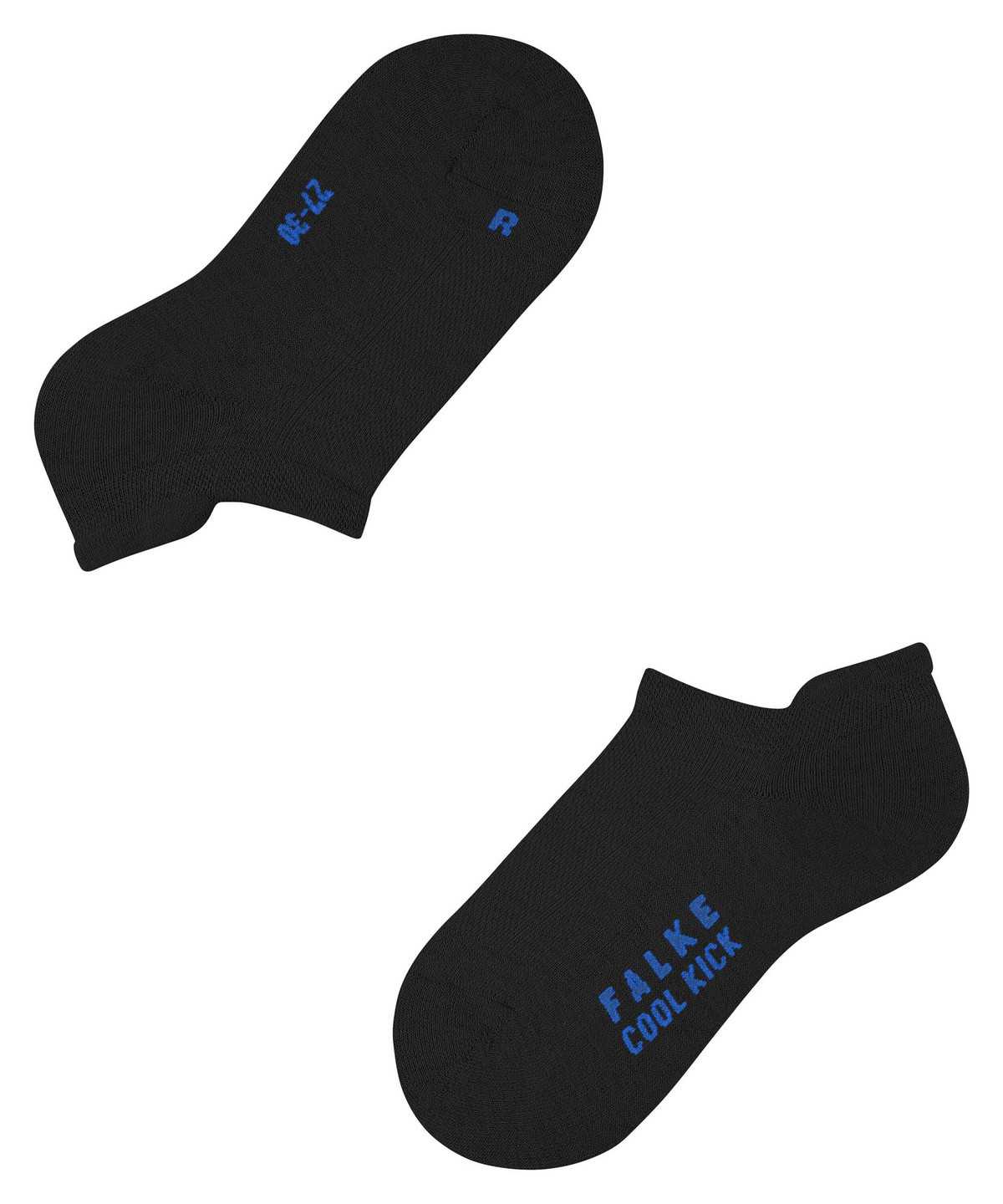 Falke Cool Kick Sneaker socks Zokni Gyerek Fekete | JWOQ-42098