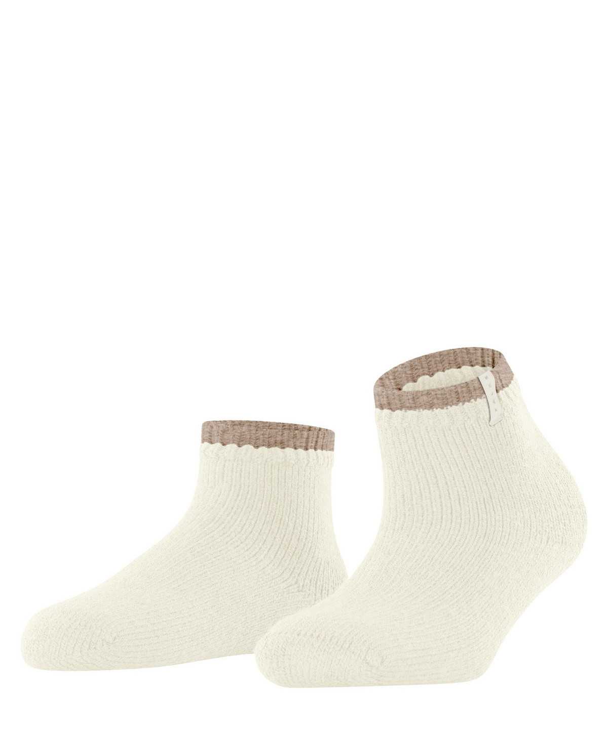 Falke Cosy Plush Short sock Zokni Női Fehér | RJON-85491