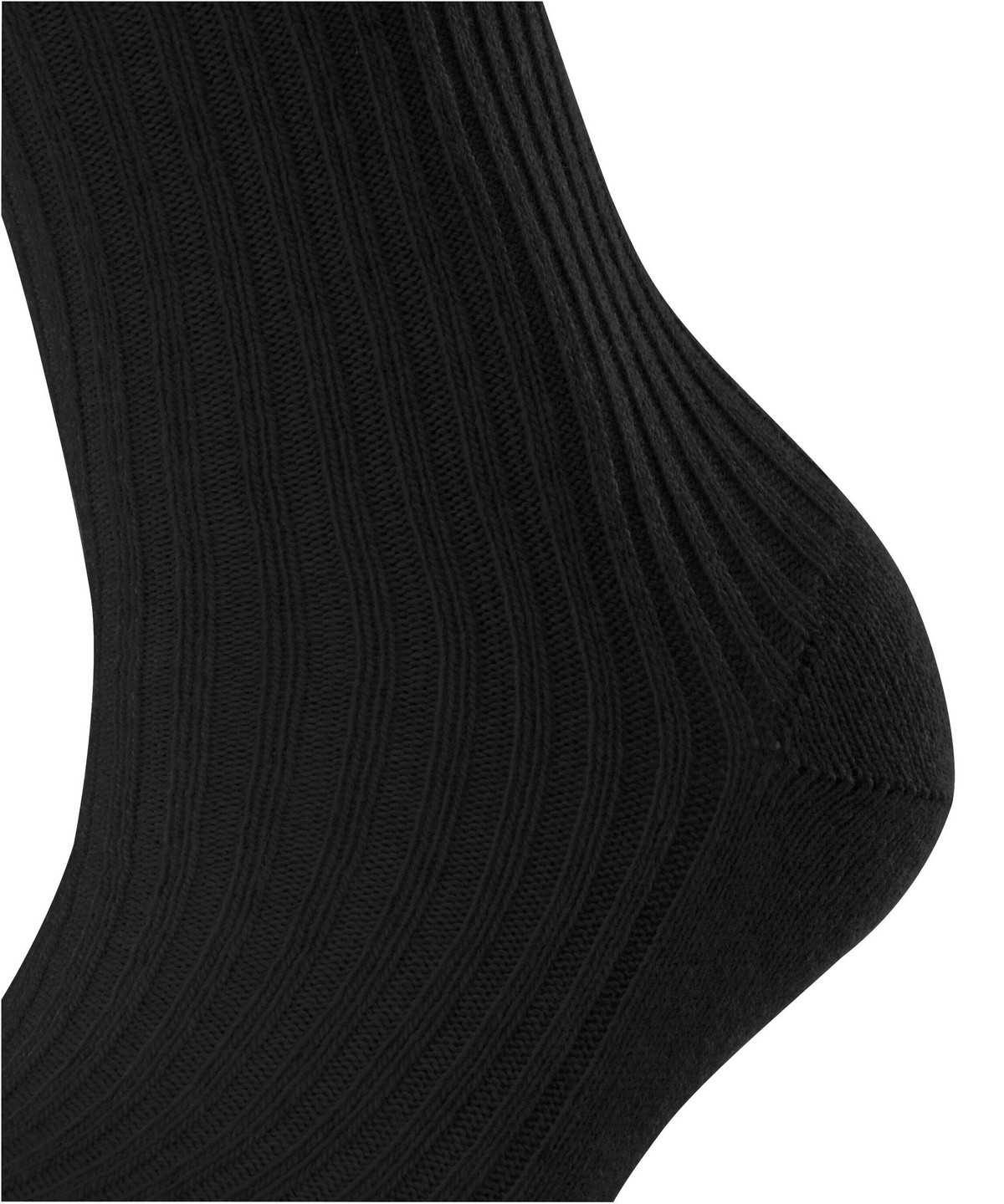 Falke Cosy Wool Boot Socks Zokni Női Fekete | BYMW-83527