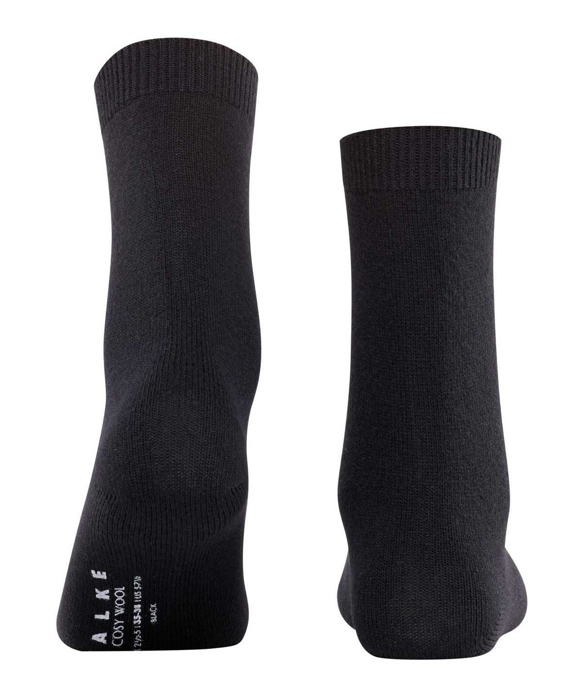 Falke Cosy Wool Socks Zokni Női Fekete | GTUP-52138