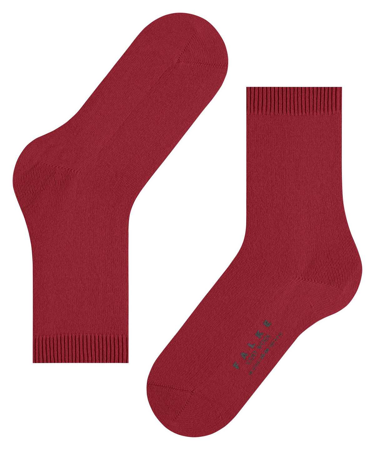 Falke Cosy Wool Socks Zokni Női Piros | NRCL-13509