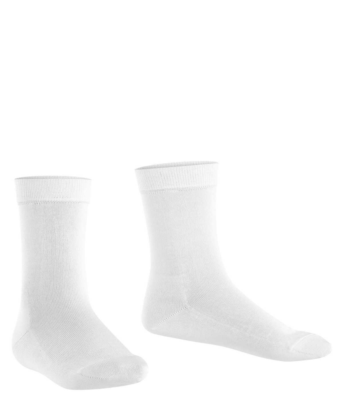 Falke Cotton Finesse Socks Zokni Gyerek Fehér | BJTS-58074