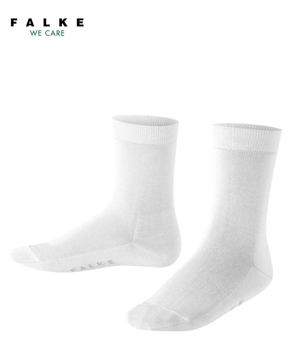 Falke Cotton Finesse Socks Zokni Gyerek Fehér | BJTS-58074