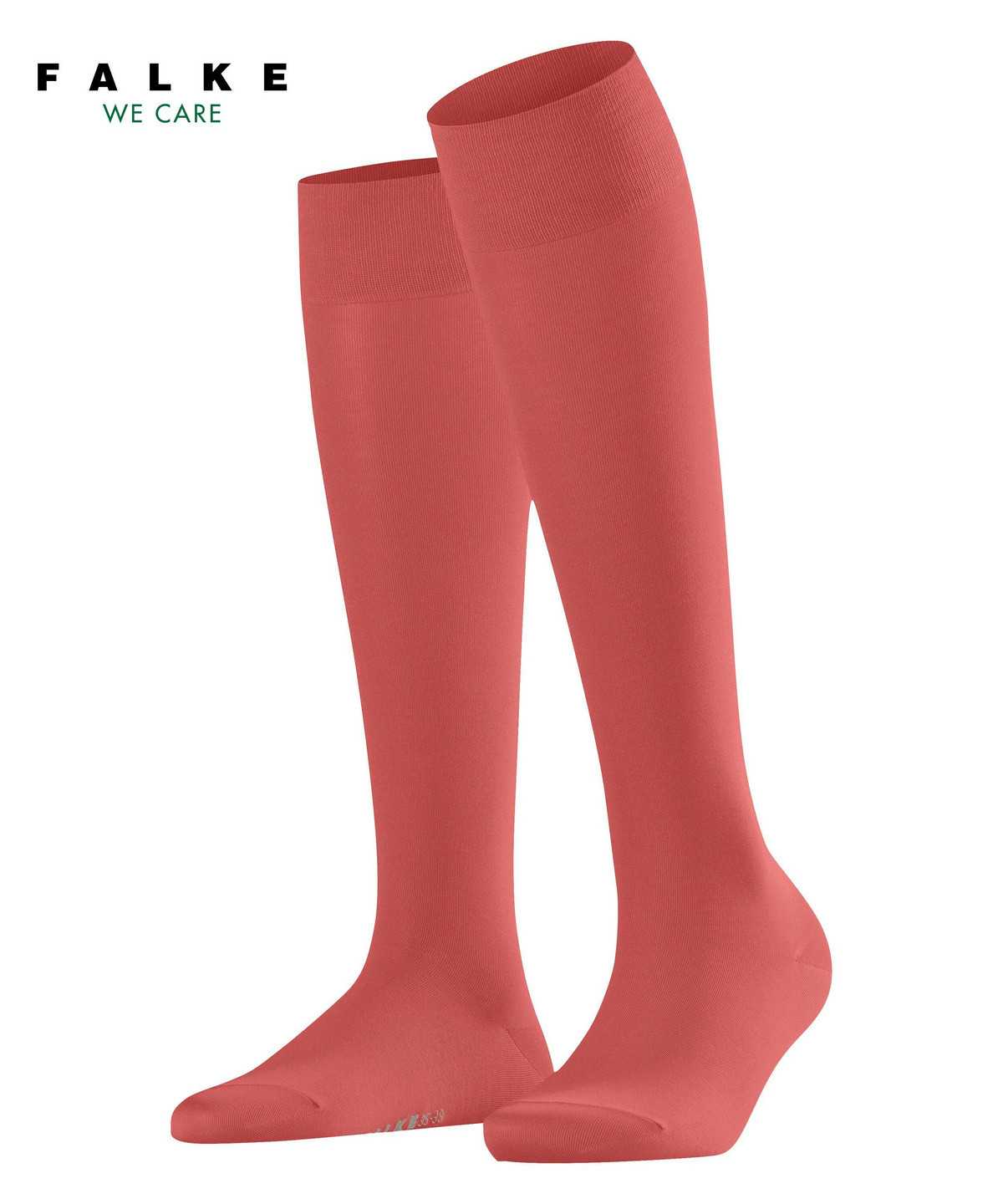 Falke Cotton Touch Knee-high Socks Zokni Női Piros | TUJL-37196