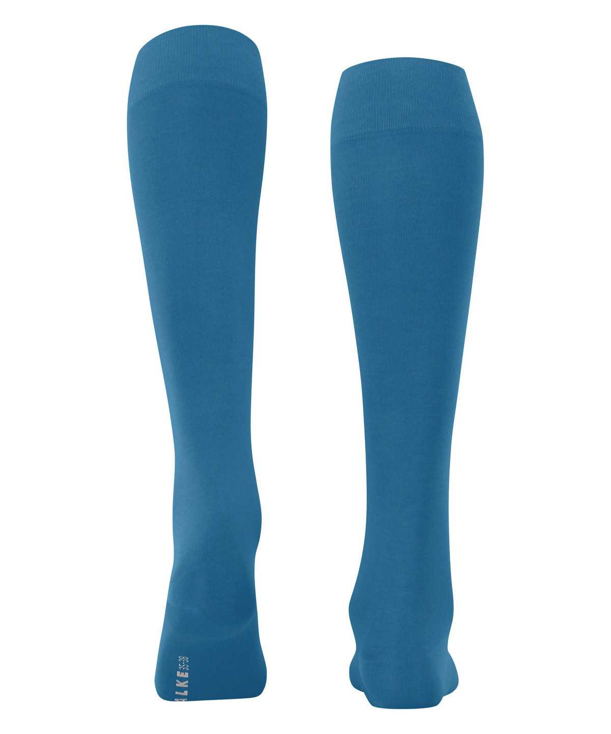 Falke Cotton Touch Knee-high Socks Zokni Női Kék | VTSY-83425