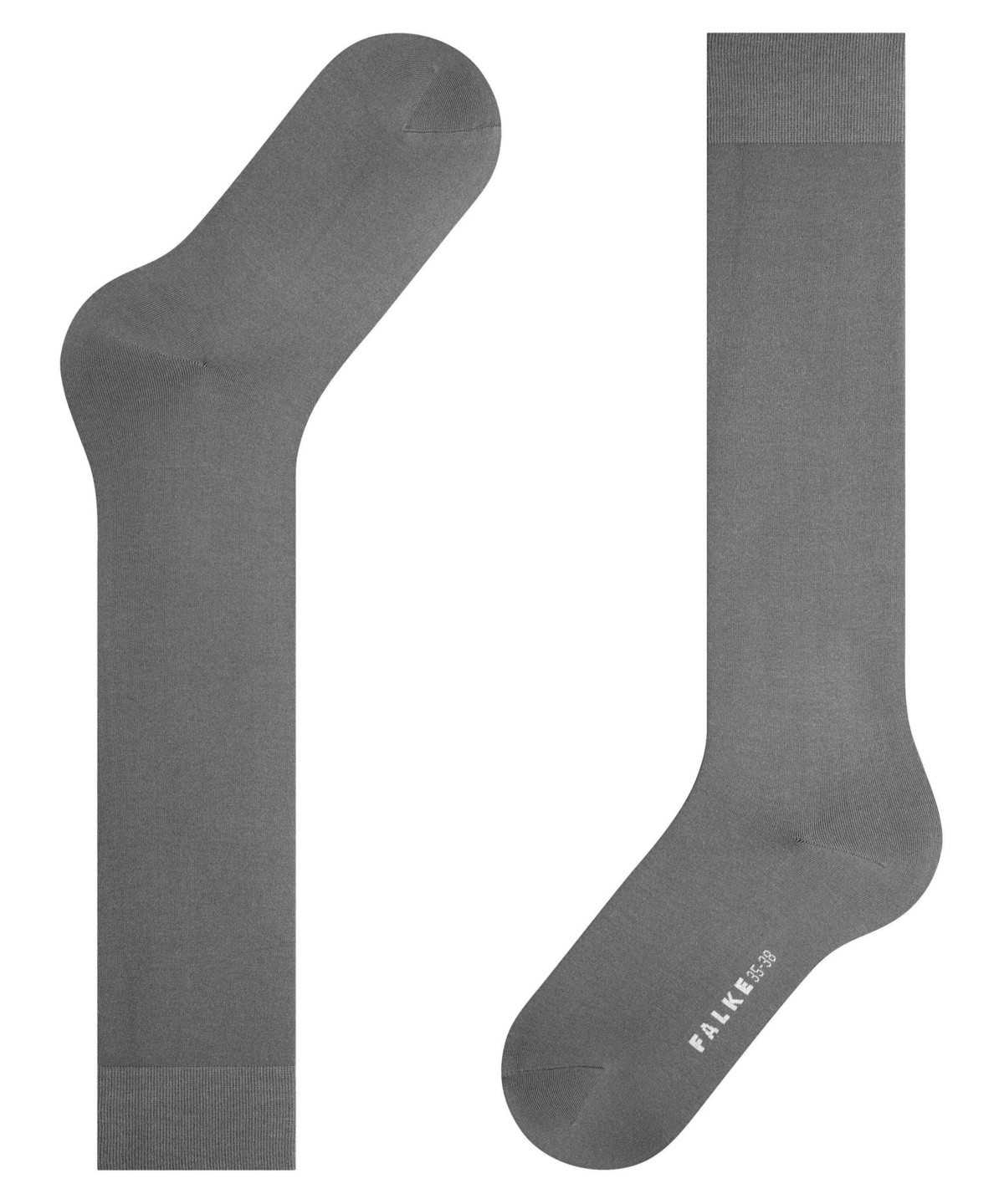 Falke Cotton Touch Knee-high Socks Zokni Női Szürke | JXGB-60453