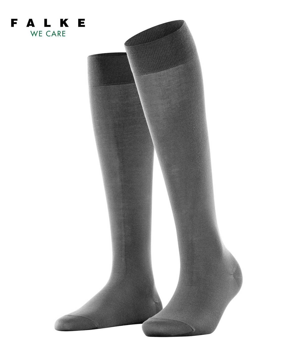 Falke Cotton Touch Knee-high Socks Zokni Női Szürke | JXGB-60453