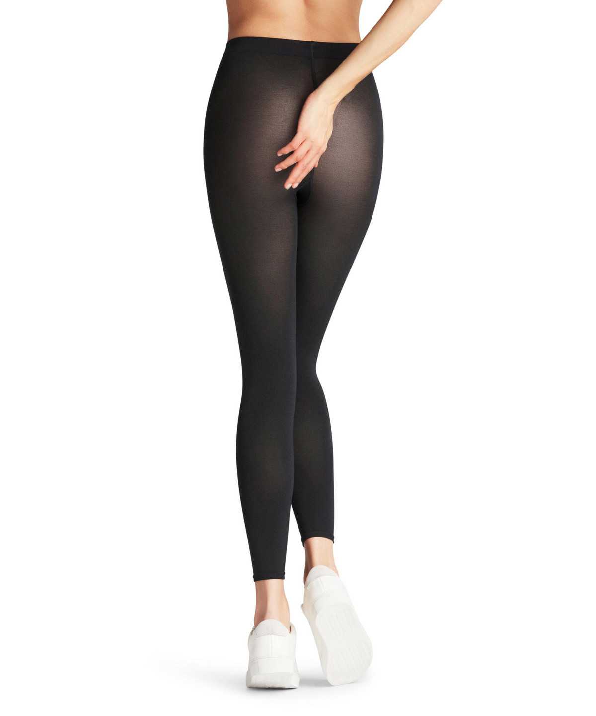 Falke Cotton Touch Leggings Leggings Női Fekete | ONTR-04861