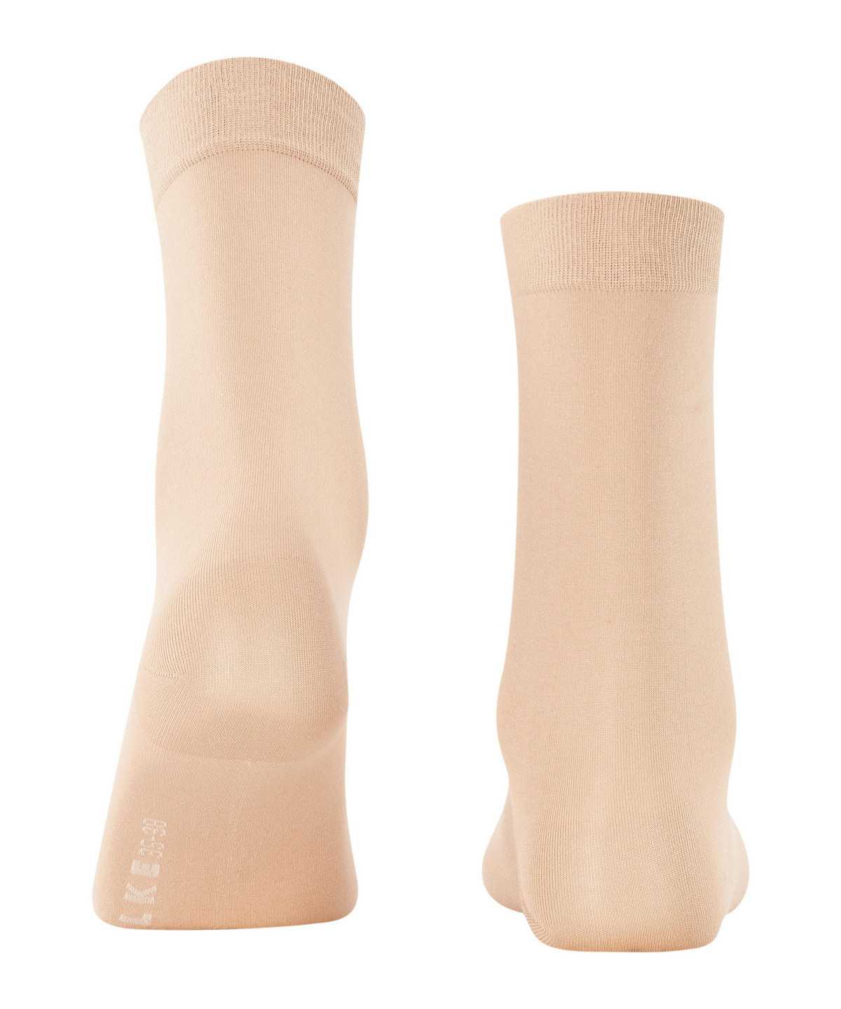 Falke Cotton Touch Socks Zokni Női Bézs | WVLM-15870