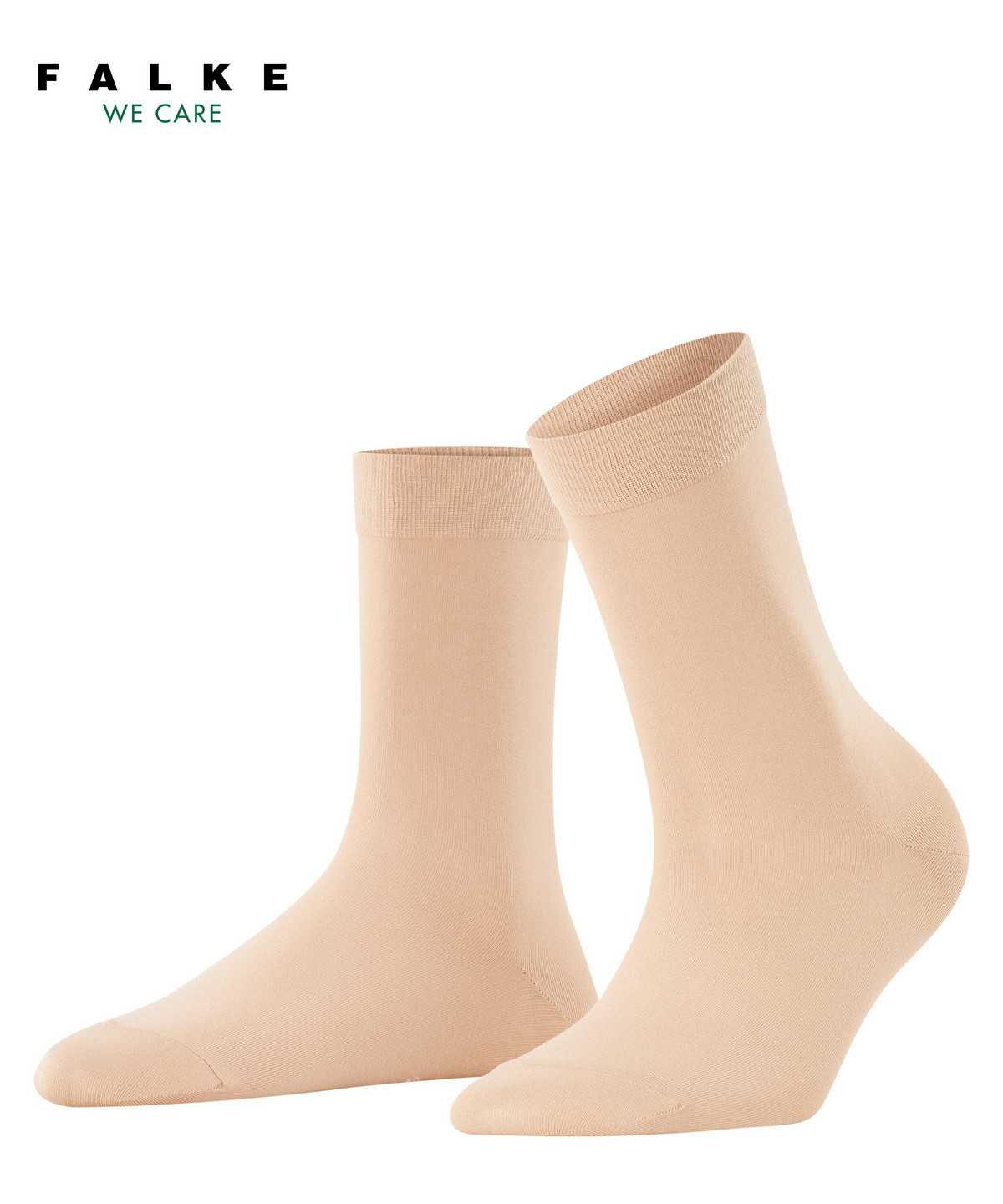 Falke Cotton Touch Socks Zokni Női Bézs | WVLM-15870