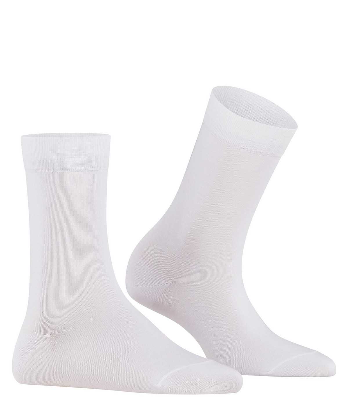 Falke Cotton Touch Socks Zokni Női Fehér | QOIU-86027