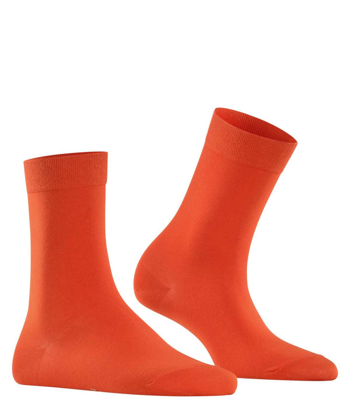 Falke Cotton Touch Socks Zokni Női Narancssárga | YJZB-63109