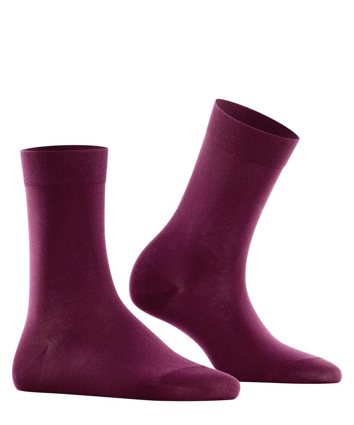 Falke Cotton Touch Socks Zokni Női Piros | FECR-15769