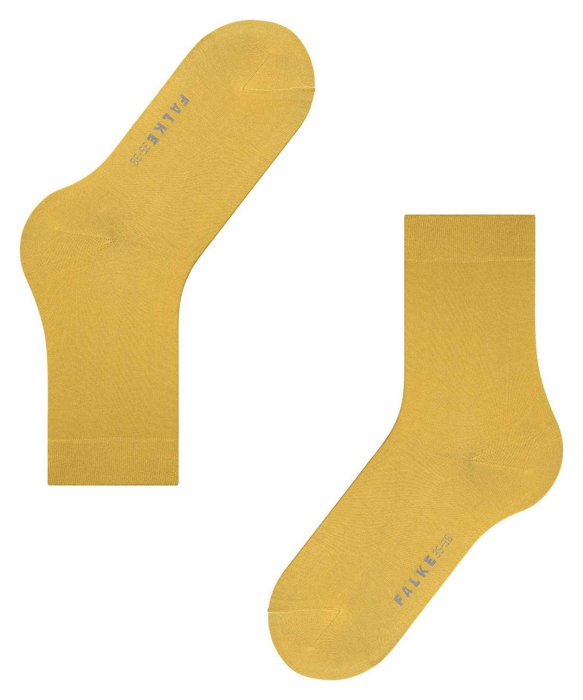 Falke Cotton Touch Socks Zokni Női Sárga | BNCH-97543