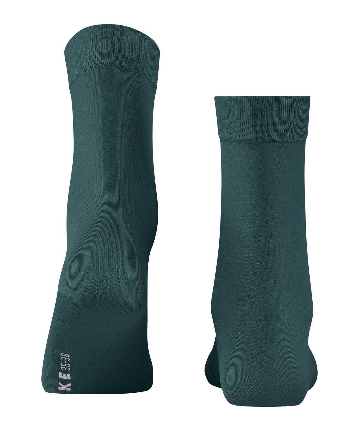 Falke Cotton Touch Socks Zokni Női Zöld | MGUK-09685