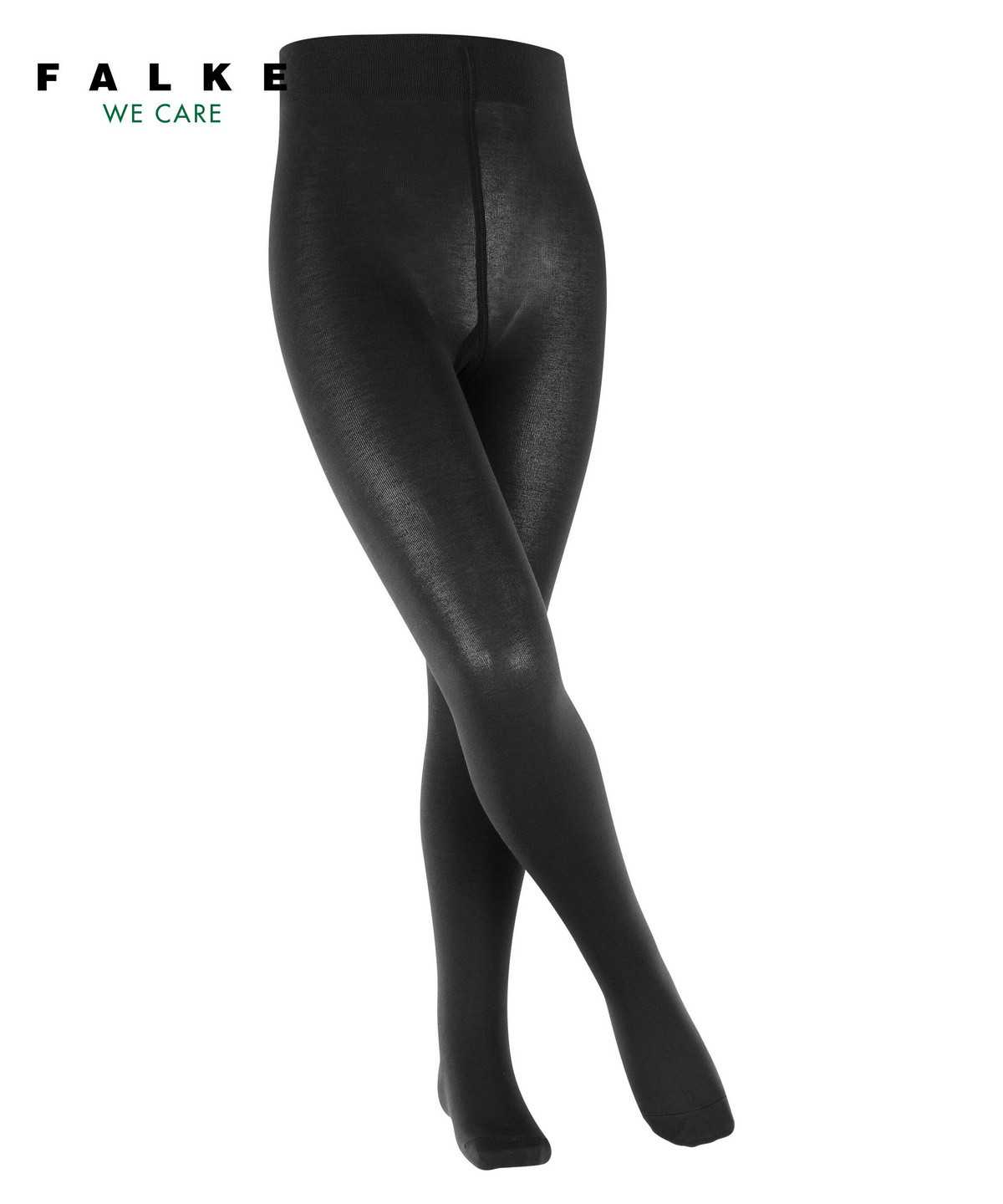 Falke Cotton Touch Tights Tights Gyerek Fekete | FLKU-15206