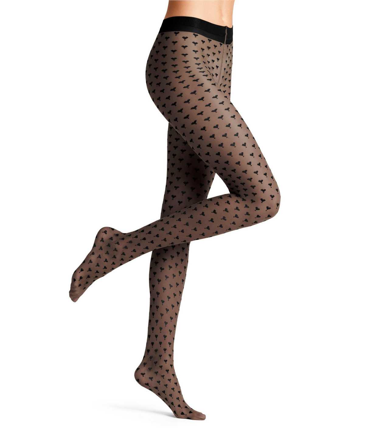 Falke Darling 15 DEN Tights Tights Női Fekete | CWVJ-60238