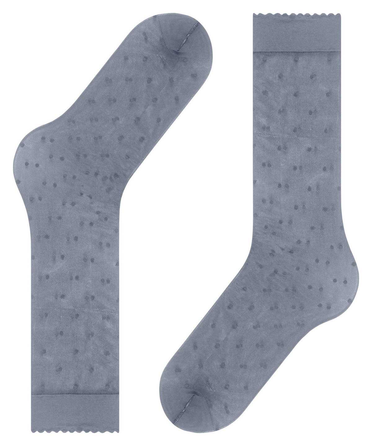 Falke Dot 15 DEN Knee-high Socks Zokni Női Szürke | KUBR-76154