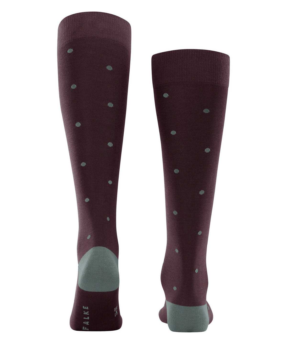 Falke Dot Knee-high Socks Zokni Férfi Piros | LANV-08734