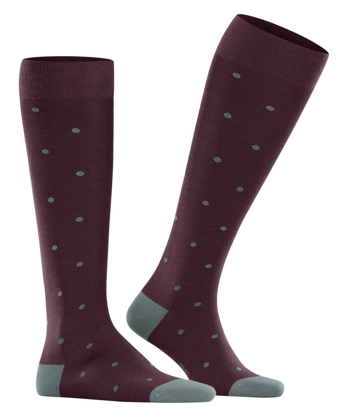 Falke Dot Knee-high Socks Zokni Férfi Piros | LANV-08734