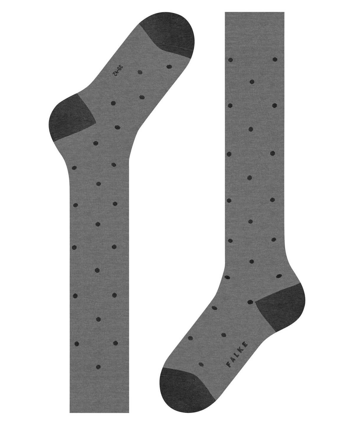 Falke Dot Knee-high Socks Zokni Férfi Szürke | QOLS-37451