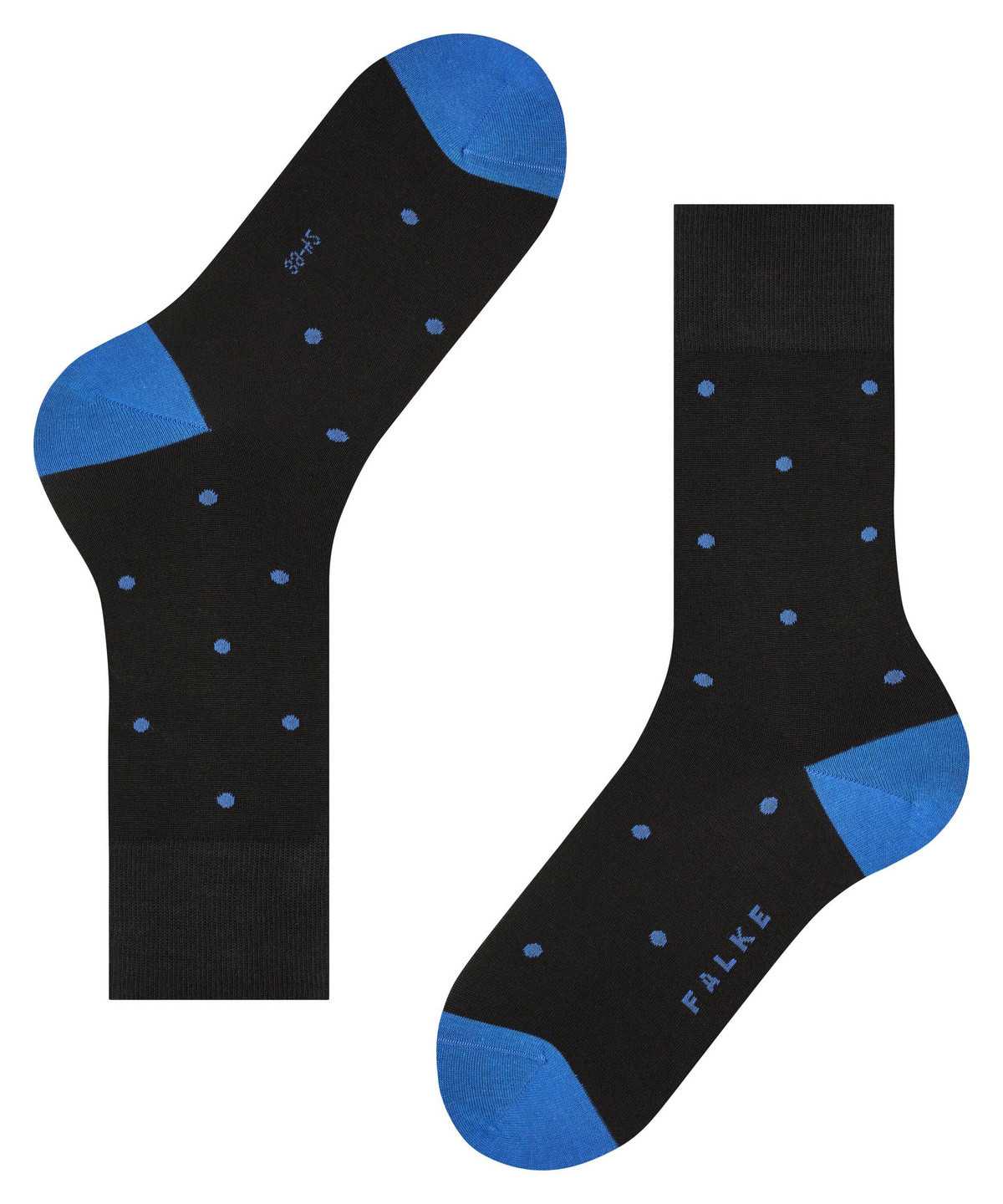 Falke Dot Socks Zokni Férfi Fekete | PJLQ-50483