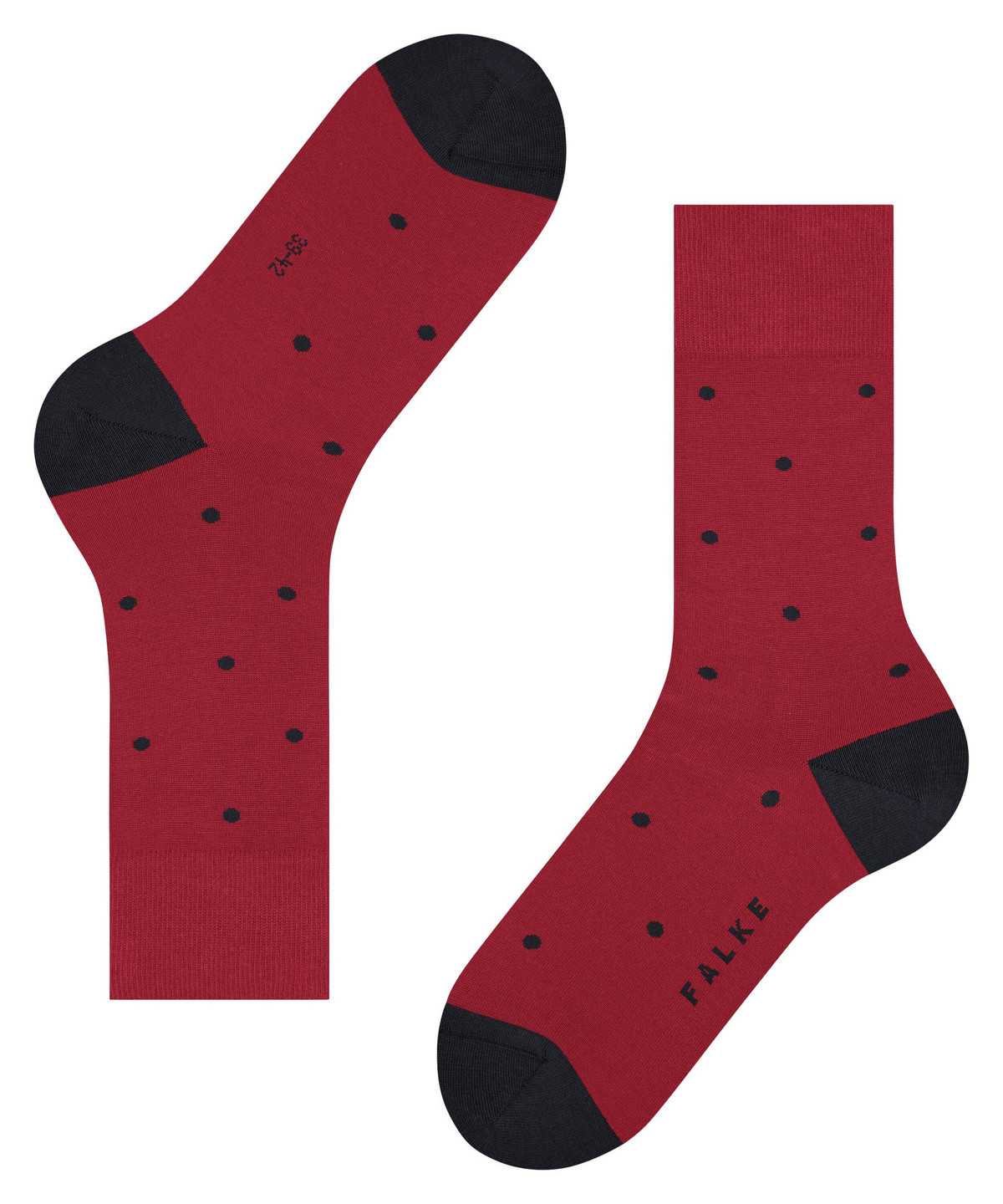 Falke Dot Socks Zokni Férfi Piros | JWSD-68709