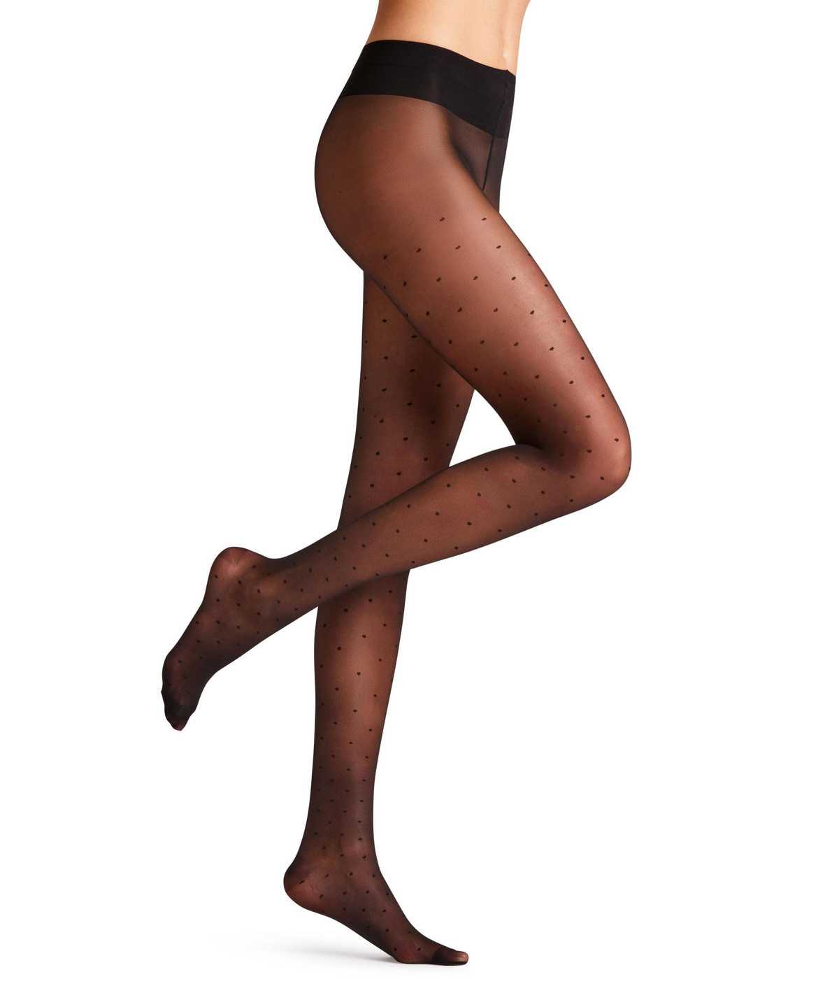 Falke Dot Vitalize 20 DEN Tights Tights Női Fekete | PIXC-35879