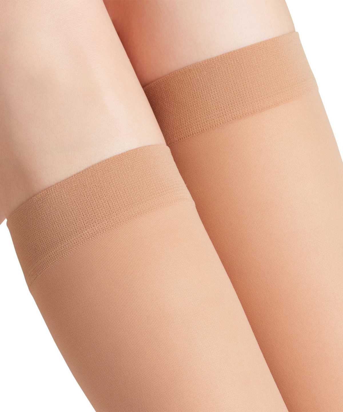 Falke Energize 30 DEN Knee-high Socks Zokni Női Bézs | ZLCN-72409