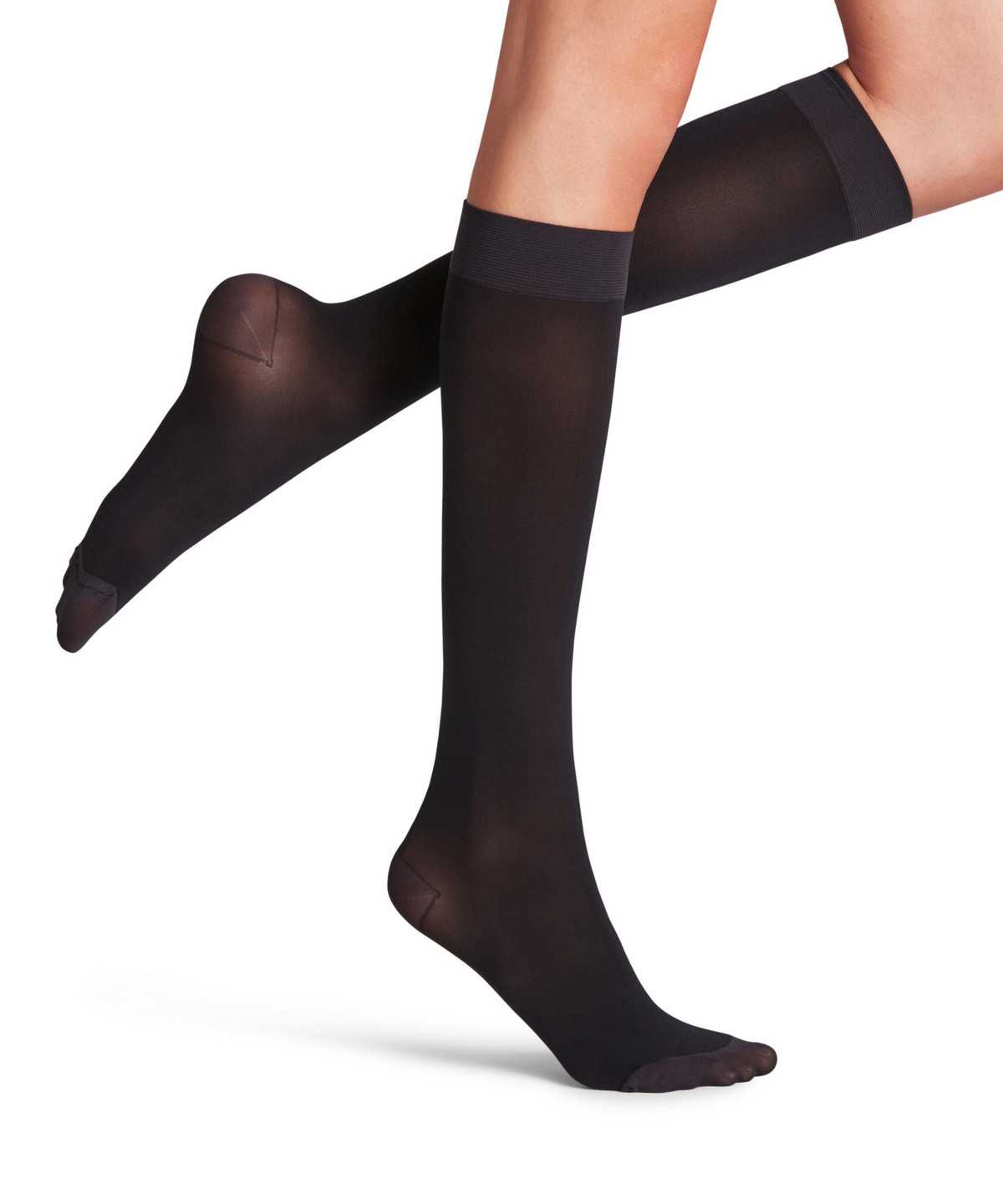 Falke Energize 50 DEN Knee-high Socks Zokni Női Fekete | OQKM-52486