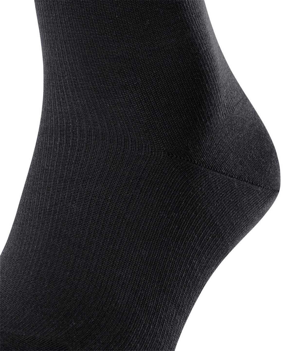 Falke Energizing Cotton Knee-high Socks Zokni Férfi Fekete | JWLK-41637