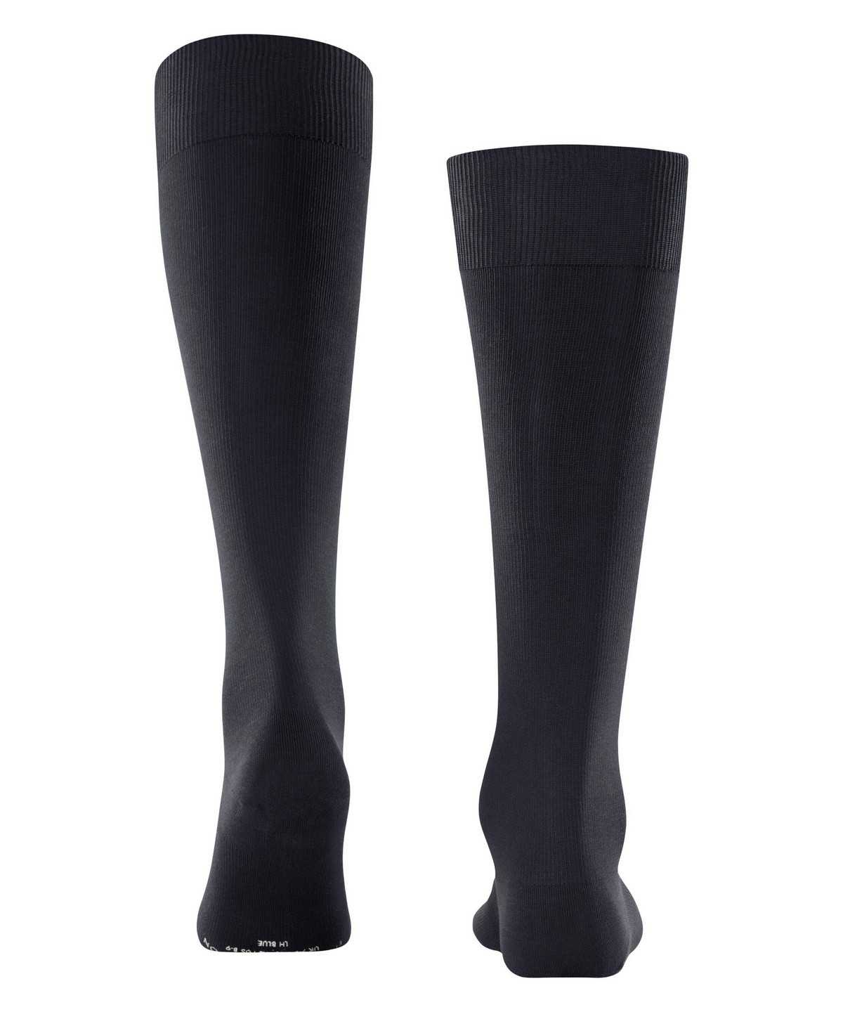 Falke Energizing Cotton Knee-high Socks Zokni Férfi Kék | ONSU-14352