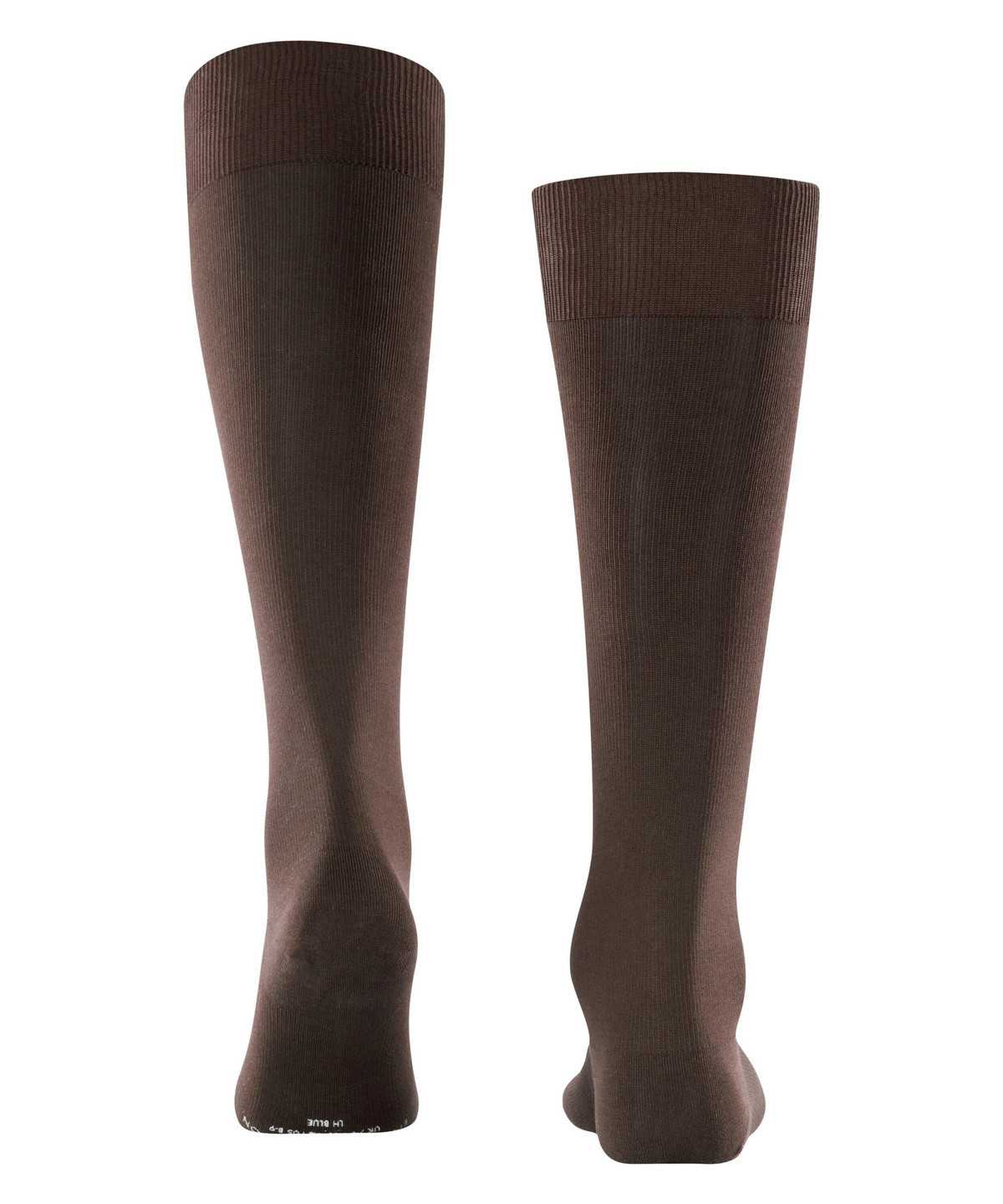 Falke Energizing Cotton Knee-high Socks Zokni Férfi Barna | NMKZ-10865