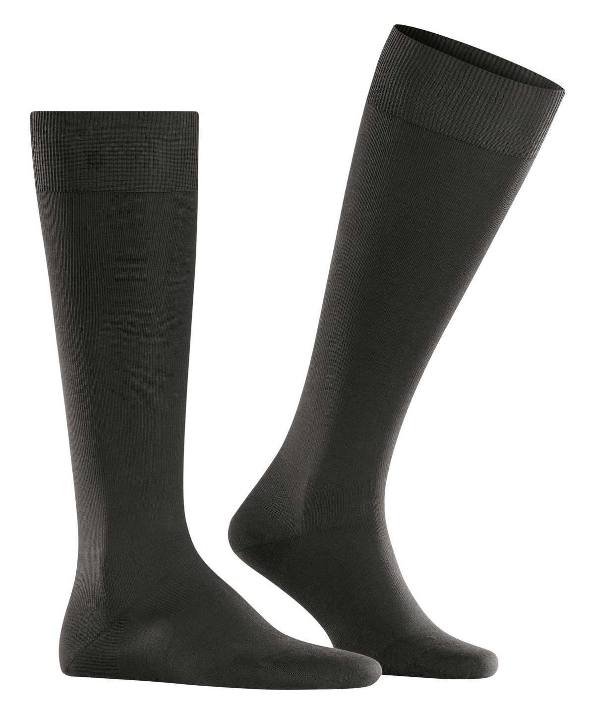 Falke Energizing Cotton Knee-high Socks Zokni Férfi Barna | NMKZ-10865