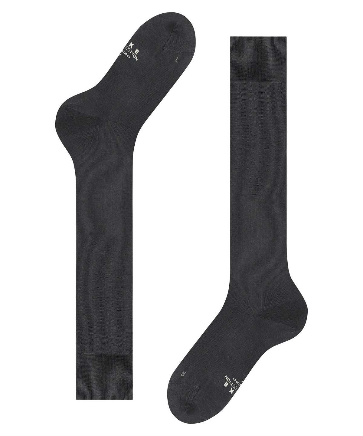 Falke Energizing Cotton Knee-high Socks Zokni Férfi Szürke | GCVA-96247