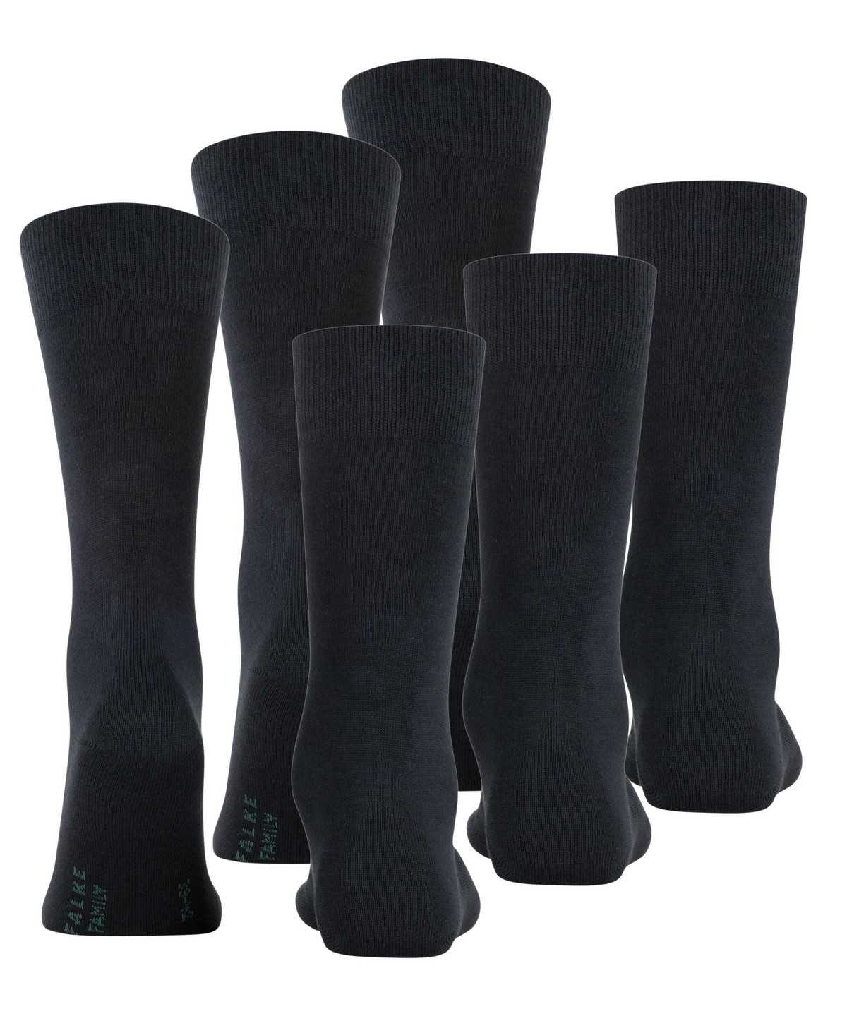 Falke Family 3-Pack Socks Zokni Férfi Kék | ZTVJ-53406