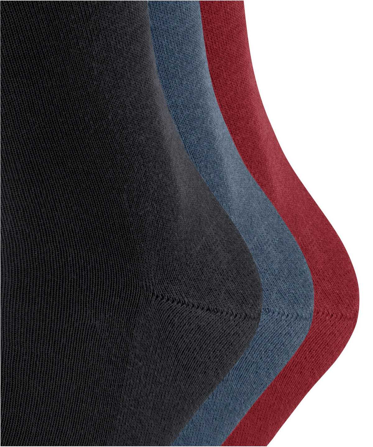 Falke Family 3-Pack Socks Zokni Férfi Multicolored | HFCE-09413