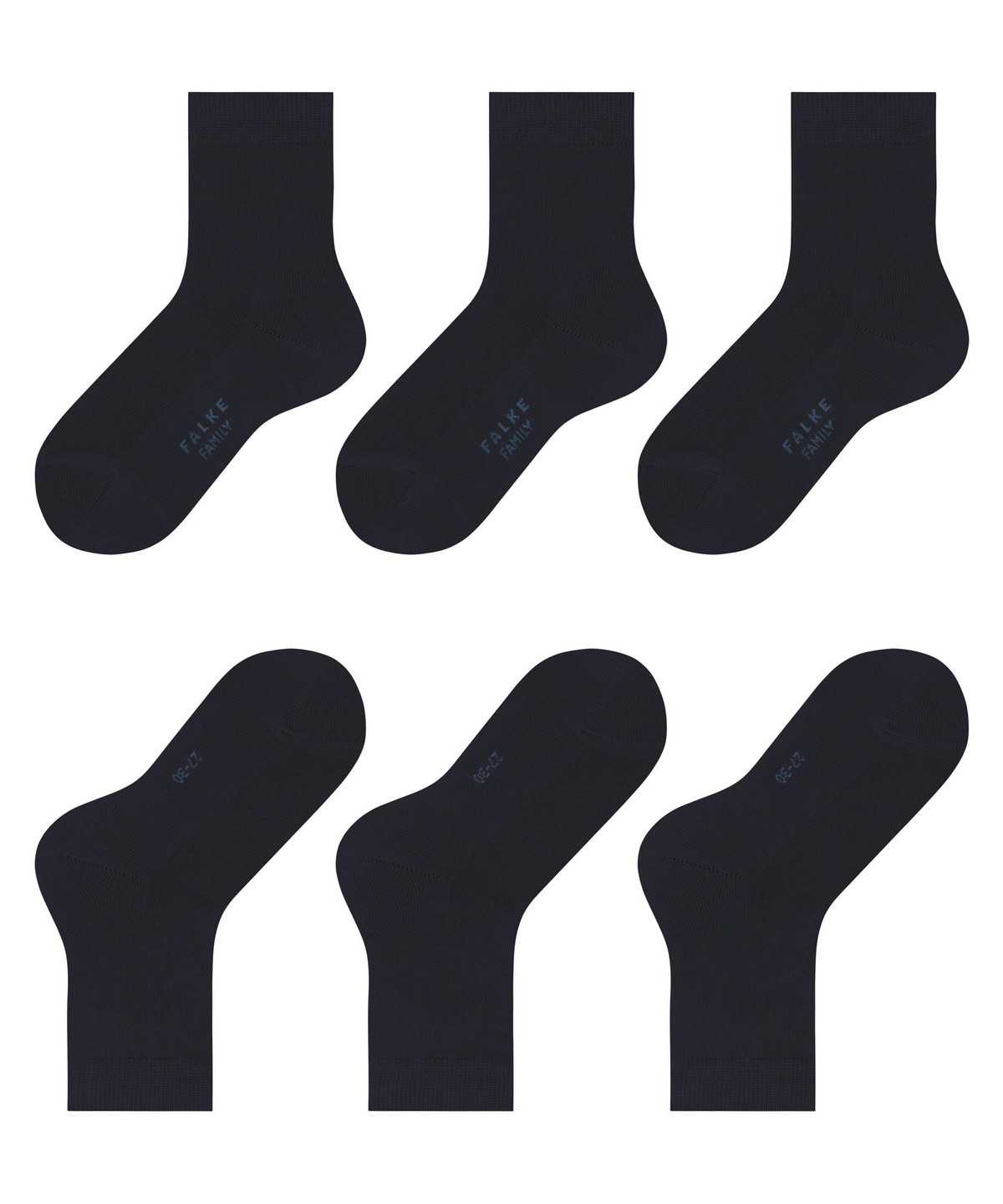 Falke Family 3-Pack Socks Zokni Gyerek Kék | LFJZ-78632