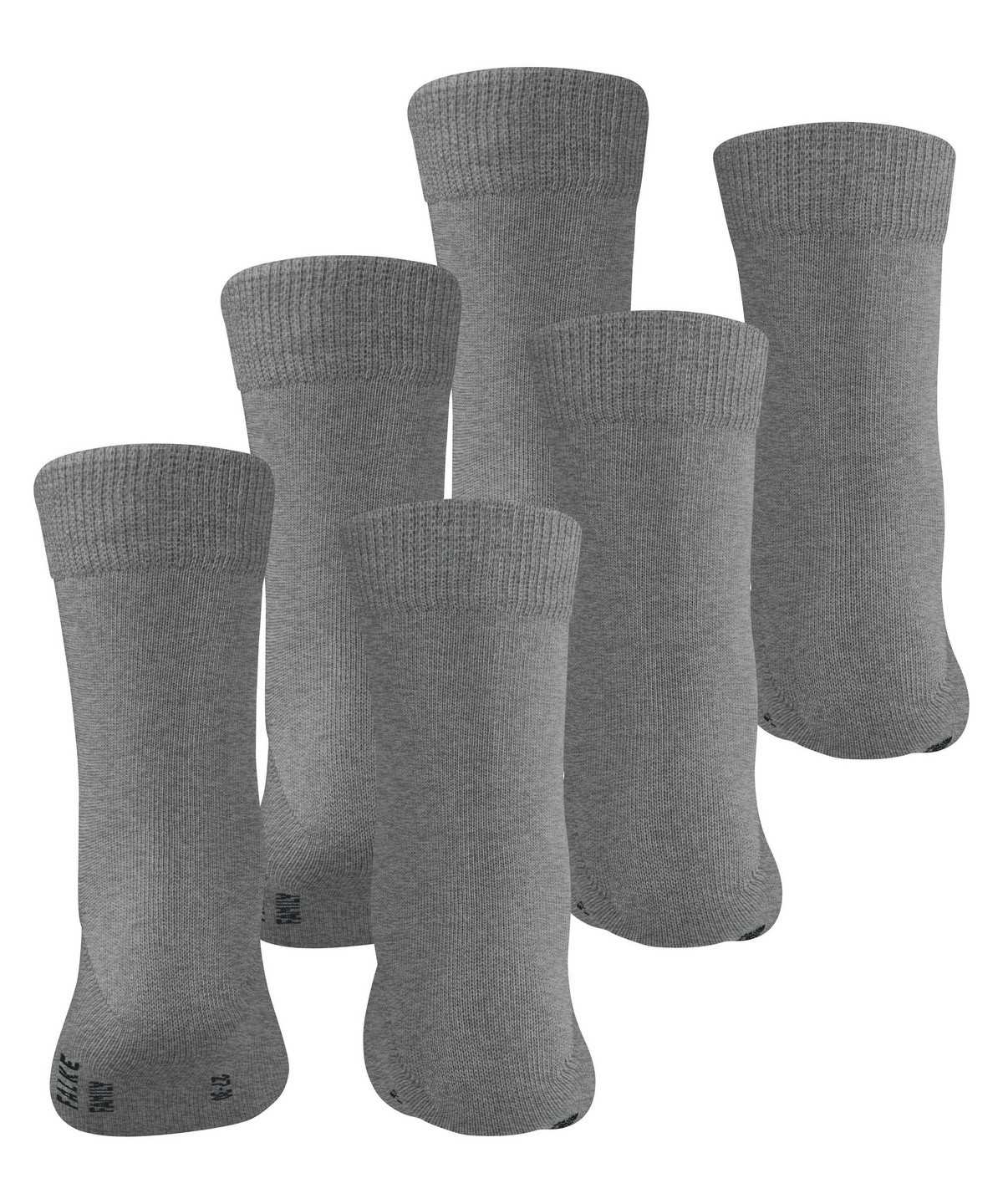 Falke Family 3-Pack Socks Zokni Gyerek Szürke | EADU-65983