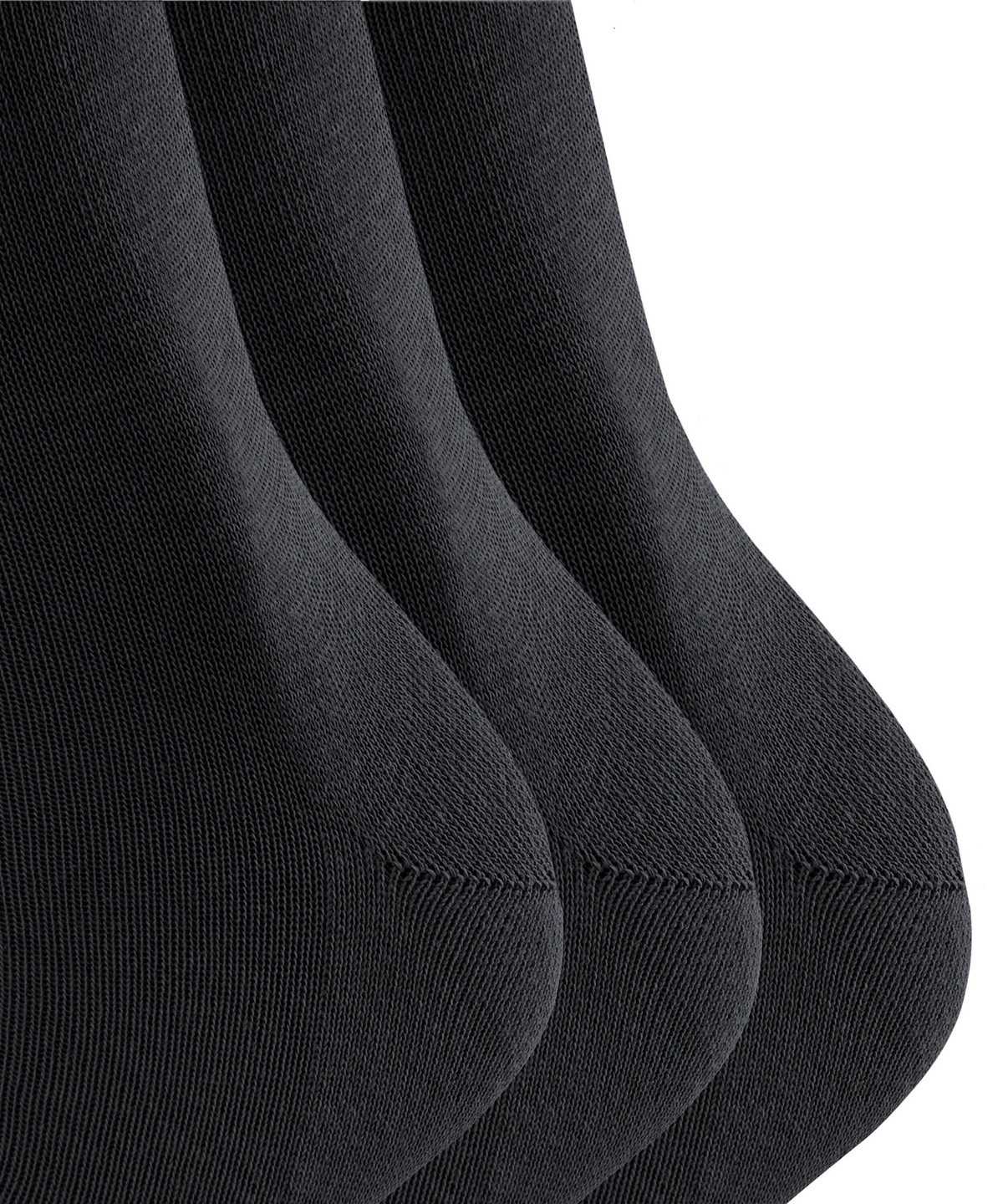 Falke Family 3-Pack Socks Zokni Női Fekete | MGIX-61475